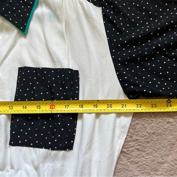 Vintage En Focus Short Sleeve Romper With Shoulder Pads Women’s Size 7/8 - Picture 8 of 8